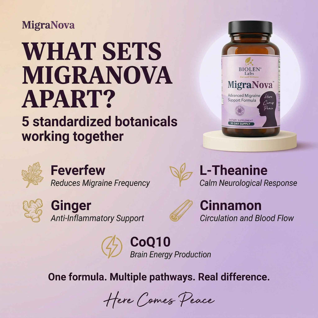 MigraNova - Daily Migraine Relief And Prevention Supplement