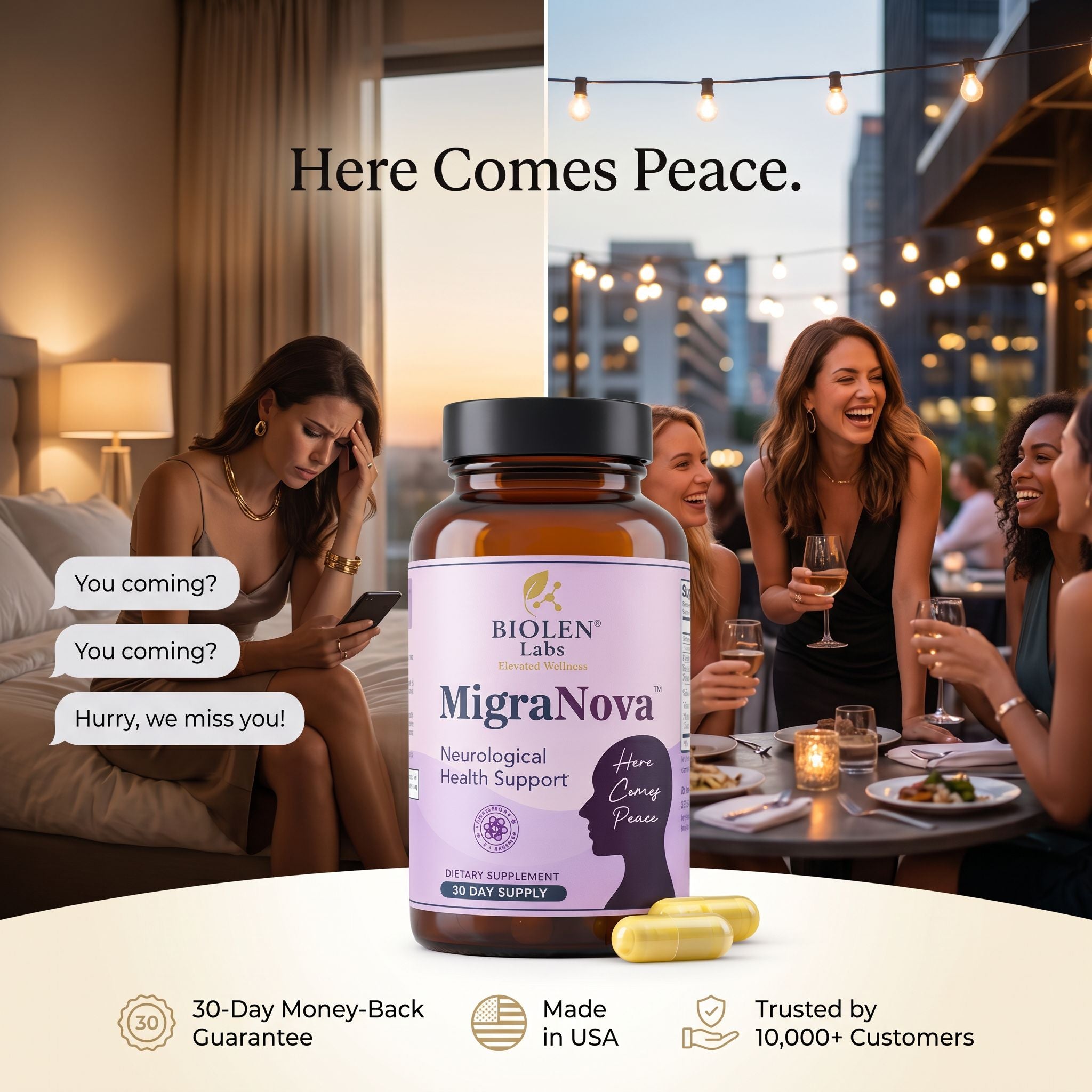 From a migraine day at home to laughing with friends again, with MigraNova